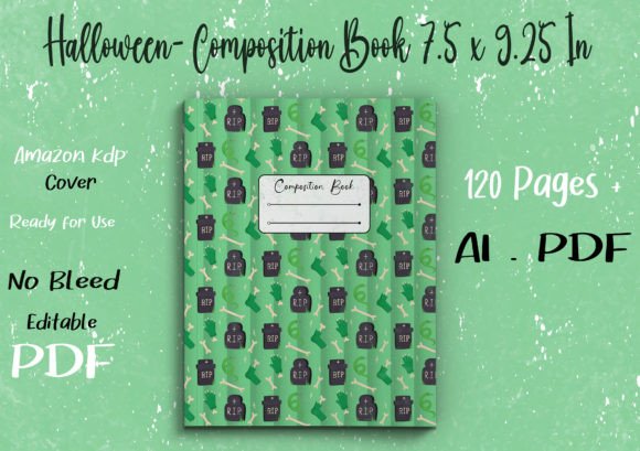 Download KDP Halloween Composition Book - Kdp halloween Collection