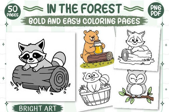 Download Forest Moments Relaxing Coloring Pages - Relaxing coloring pages Collection