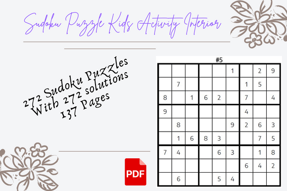 Download Kdp Templates Sudoku Easy Puzzle - Kdp templates Collection