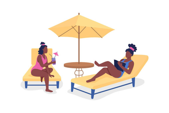 Download Summer Party for Teens Flat Illustration - Teens Collection