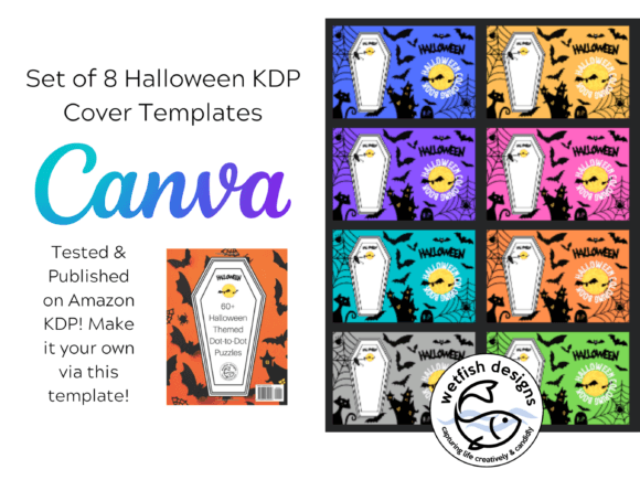 Download Amazon KDP Halloween Coloring Book Cover - Kdp halloween Collection