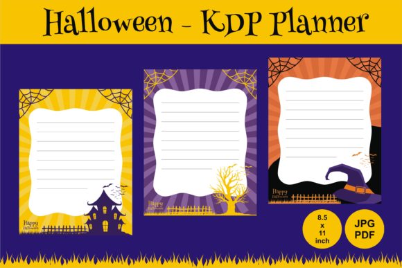 Download KDP Halloween Daily Notes Journal Planne - Kdp halloween Collection