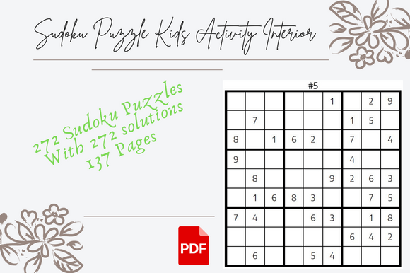 Download Kdp Templates Sudoku Easy Puzzle - Kdp templates Collection