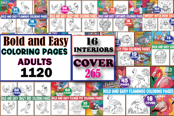 Download Bold and Easy Bundle Coloring Pages - Bundle coloring pages Collection