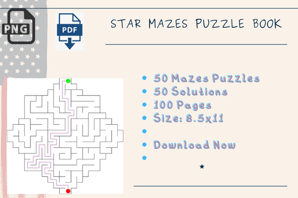 Download Kdp Templates Star Mazes Activity - Kdp templates Collection