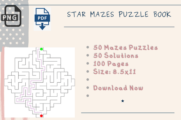 Download Kdp Templates Star Mazes Activity - Kdp templates Collection